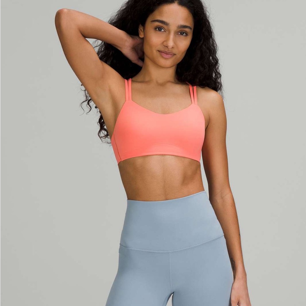 Lululemon Athletica Vibrant Coral Sports Bra